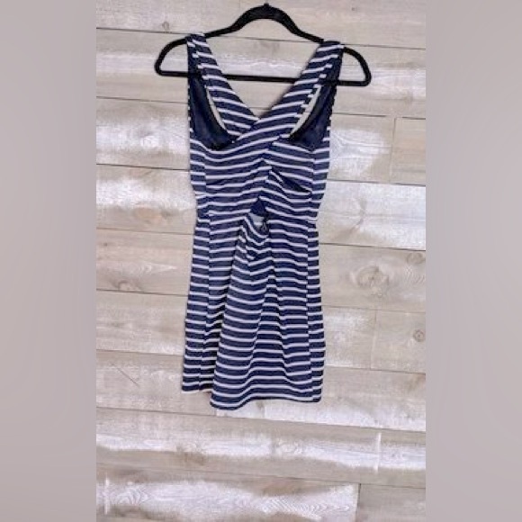 Dress Size Small Navy & White Stripe - Picture 1 of 5